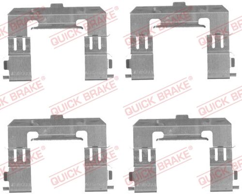 Quick Brake Zubehörsatz, Scheibenbremsbelag 109-1715