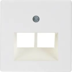 Berker 146909 Z-Platte UAE 2fach F /CT pw