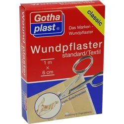 Gothaplast Wundpflaster Standard 1mx6cm Geschnitte 1 ST