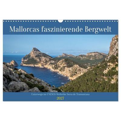 Mallorcas faszinierende Bergwelt (Wandkalender 2027 DIN A3 quer), CALVENDO Monatskalender