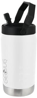 Brentwood 40 Ounce Stainless Steel Insulated Water Bottle in Cream with Sports Lid