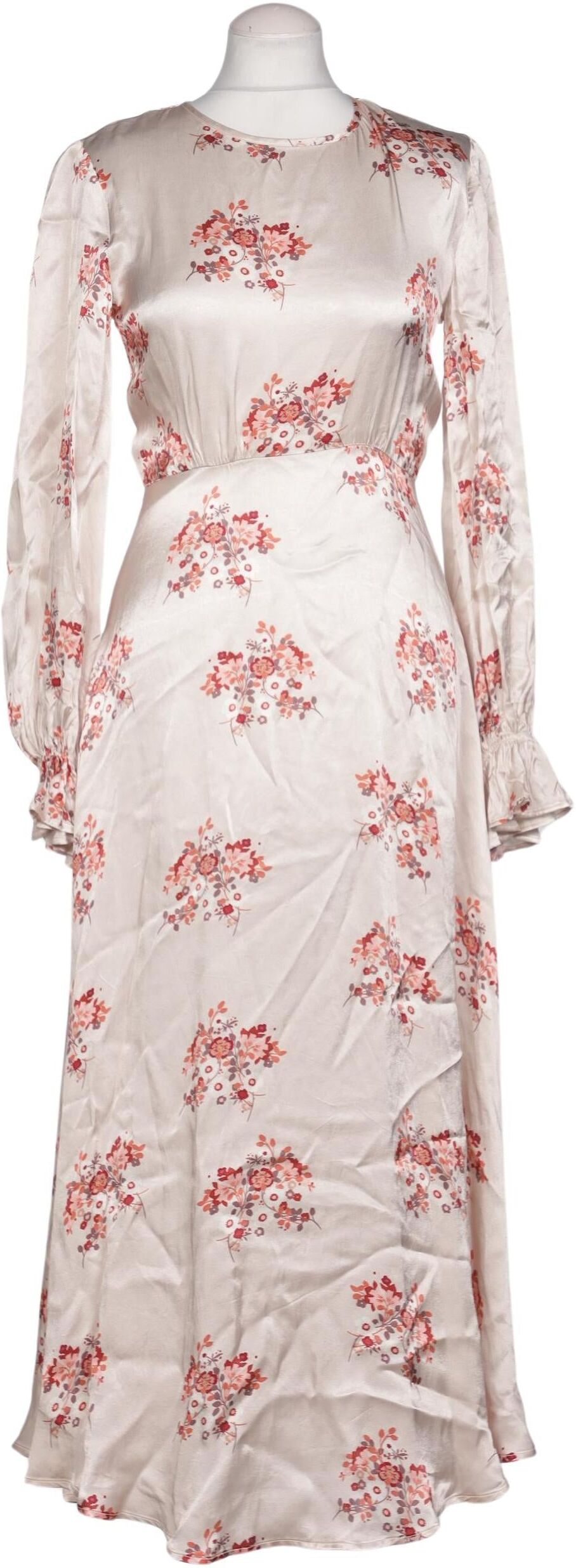 Ghost London Damen Kleid, Beige, Gr. Xxs, Viskose - Second Hand