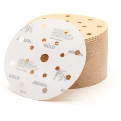 MIRKA GOLD Schleifscheiben Ø 150mm Grip 17H P80 VPE: 100 Stück (2367909980)