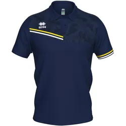 Errea, Herren, Sportshirt, Emir (M), Blau, Weiss, Gelb
