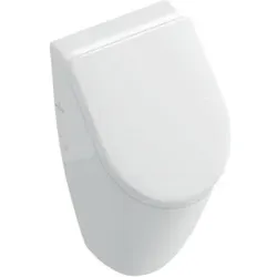 Villeroy & Boch, WC Deckel, V&B Urinal-Deckel SUBWAY Scharn verchromt star white ceramicplus