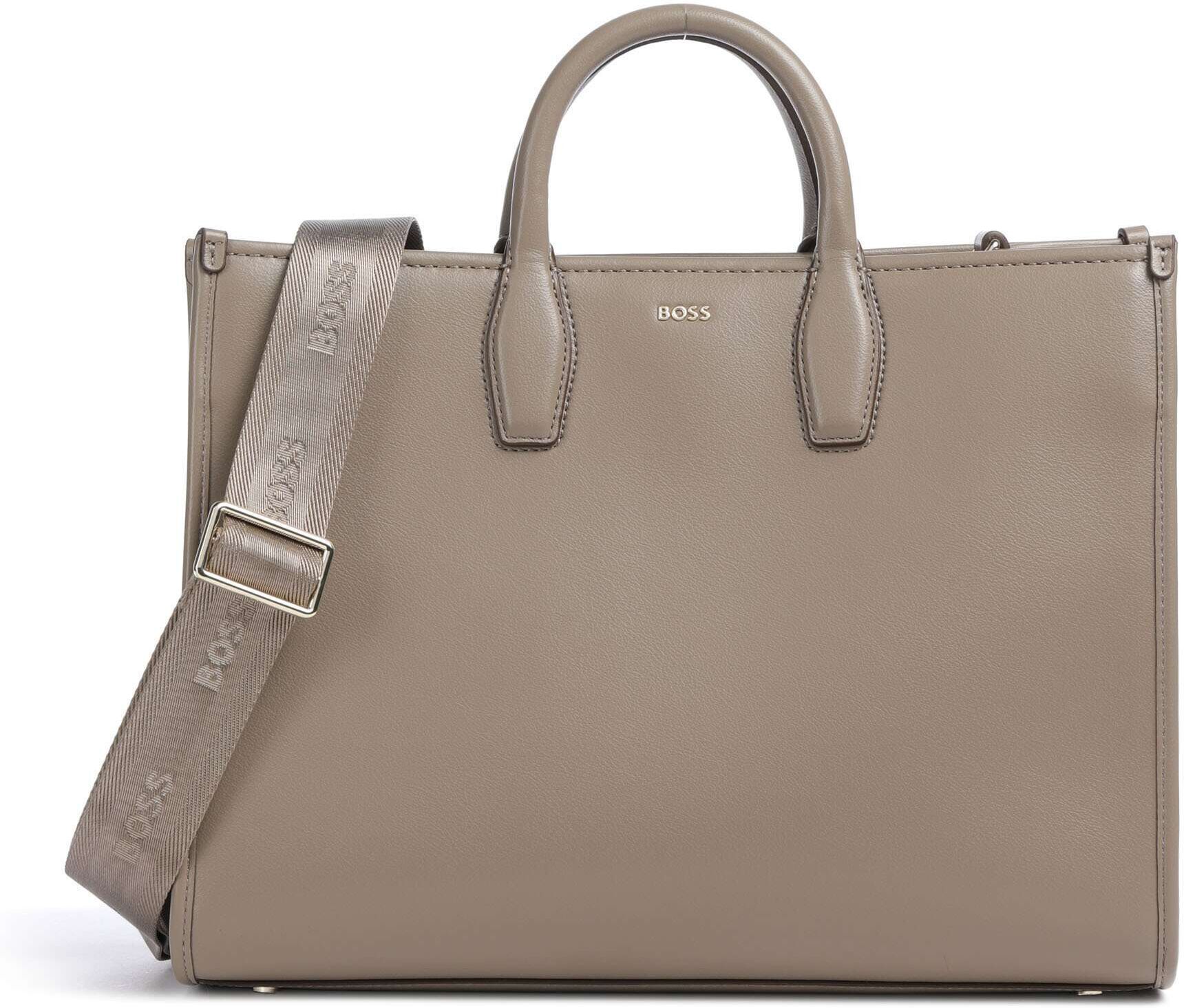 Boss Sandy Handtasche aus Leder, braun