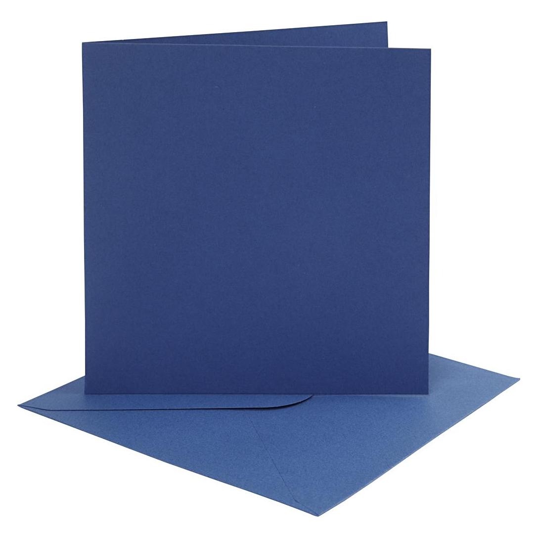 Creativ Company Karten und Umschläge Blau, 4 Stk. (4 Stk.) (5712854408172)