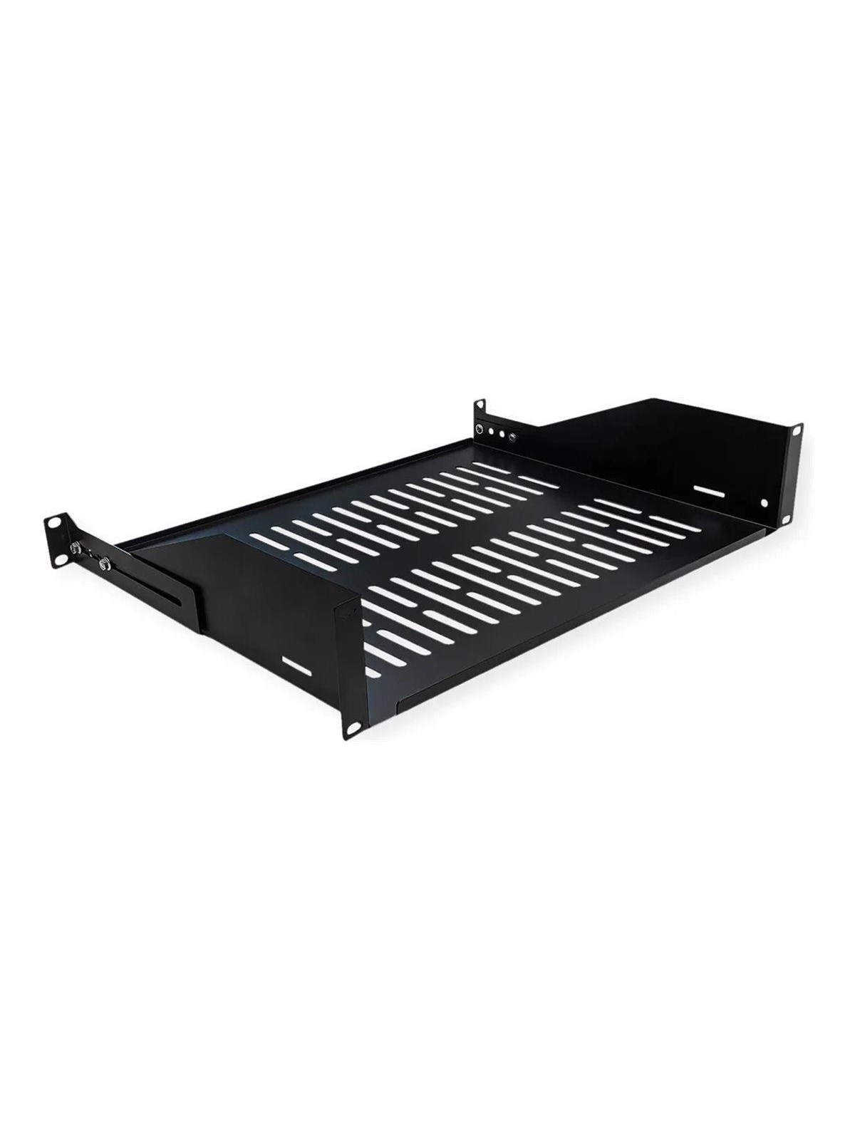 Roline VALUE - rack shelf - 440 x 350 mm 25 kg load capacity U-Shape - 2U