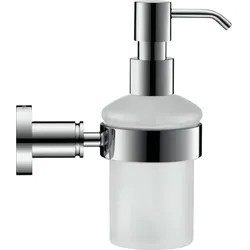 Duravit D-Code Seifenspender 0099161000 chrom, 6,9x14,5cm, Glas weiß matt