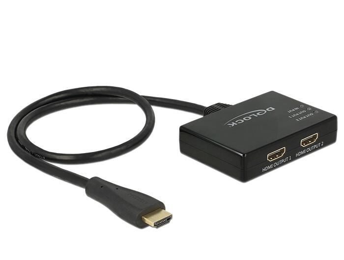 DeLOCK Splitter HDMI in zu 2x HDMI out 87700