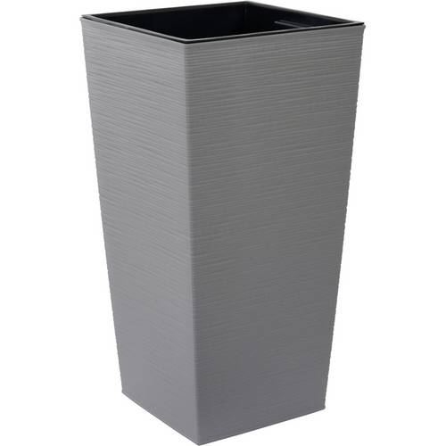 Siena Garden NIZZA GROOVE LA834-27Pflanzgefäß Polypropylen Grau
