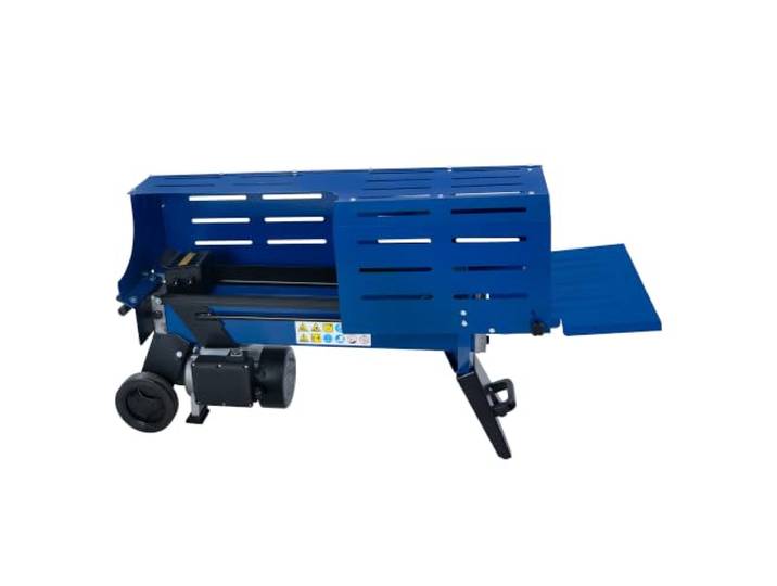 Fendeur de Bûches 5 Tonnes Pousse Hydraulique 3 Litres Coupage de Bois Moteur Essence de 2000 W Longueur Maximale 370 mm Cage de Sécurité [Coin Éclateur & Housse de Pluie INCLUS]