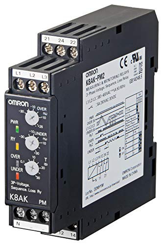 Omron K8AK Fasebewakingsrelais K8AKPM2 380-480V AC
