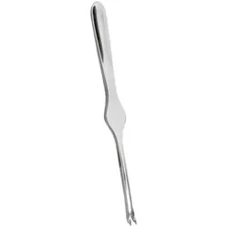 12x 20 cm lange Meeresfrüchtegabel mit Schöpfkelle - Utilinox