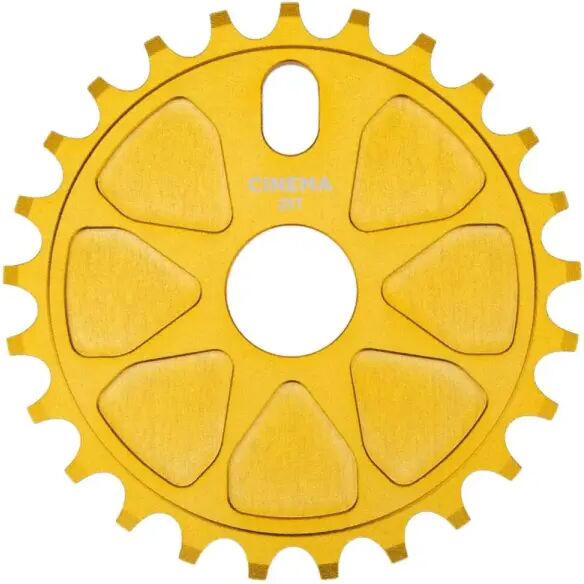 Freestyle BMX Kettenblatt Cinema Rock Sprocket (Sandblast Gold - 25T)