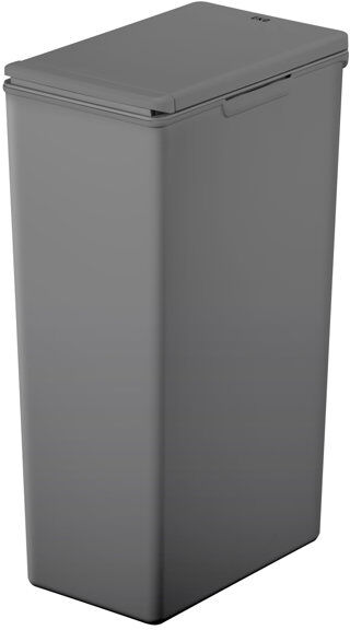 EKO Morandi Touch Top Rubbish Bin Grey 30 L/57cm H x 20.6cm W x 32.5cm D