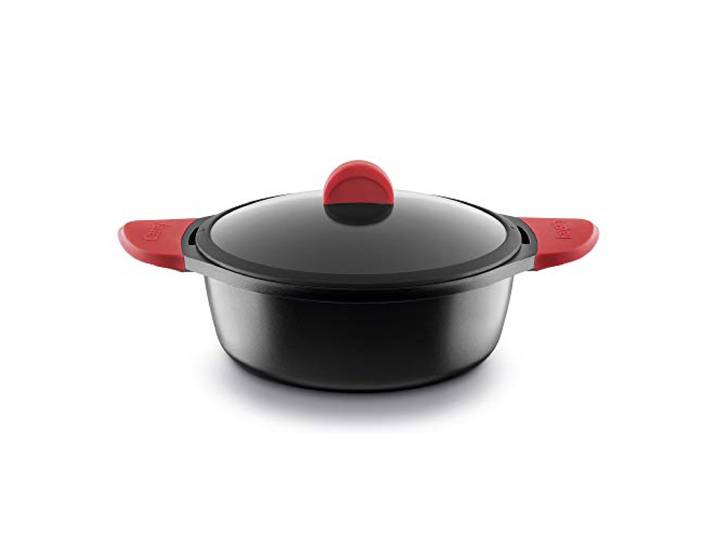 CASTEY Fait-Tout à Induction 20 cm avec Couvercle