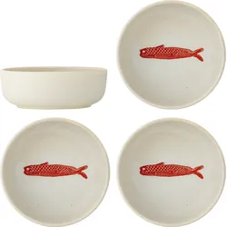 Hadden Schalen rot, 4 St.
