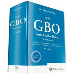 Meikel, GBO - Kommentar, Fachbücher von Roland Böttcher, Böttcher, Meikel Georg