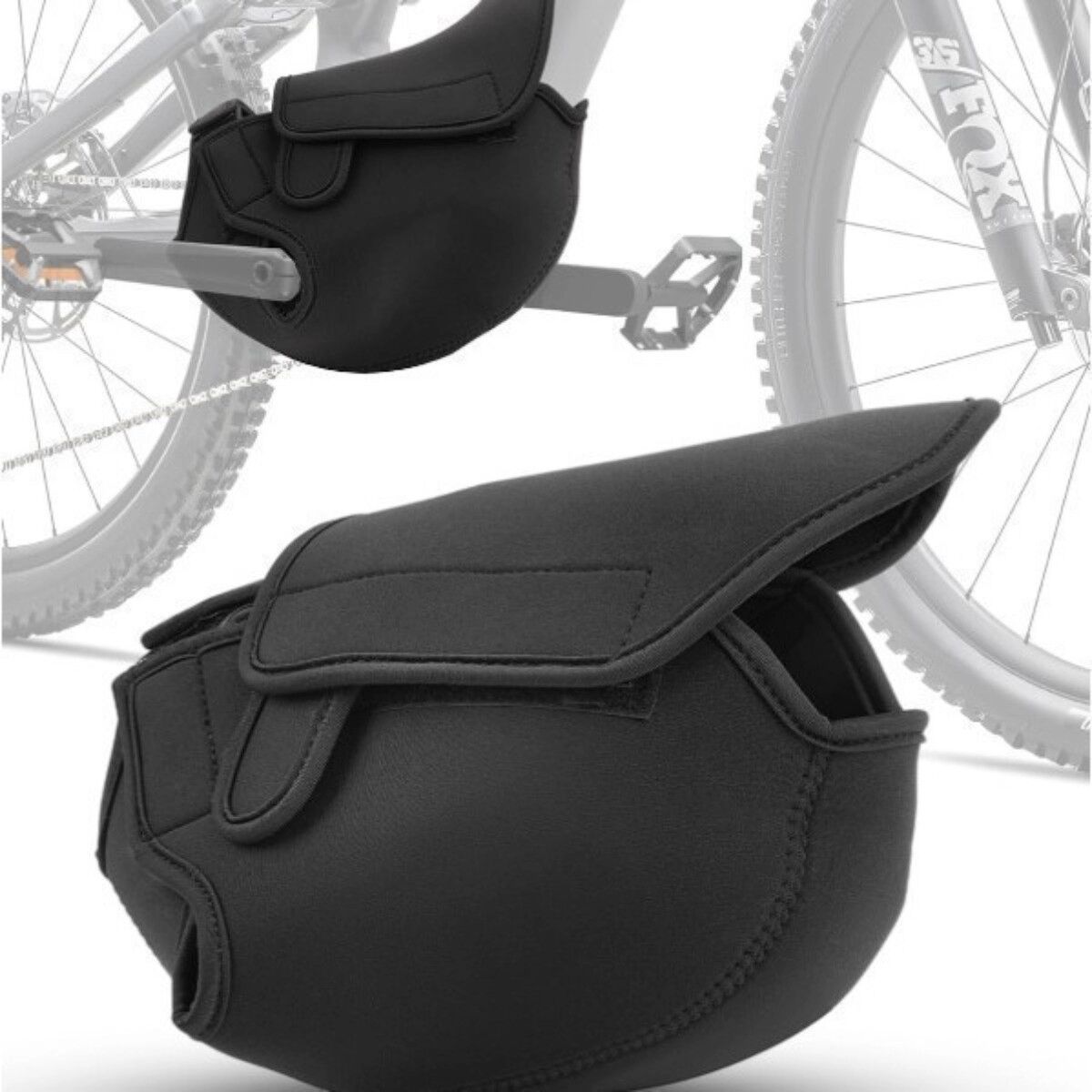 INF E-Bike Batterieabdeckung – Wasserdichte, staubdichte Polyester Motorabdeckung für E-Bike- und Elektroroller-Batterien