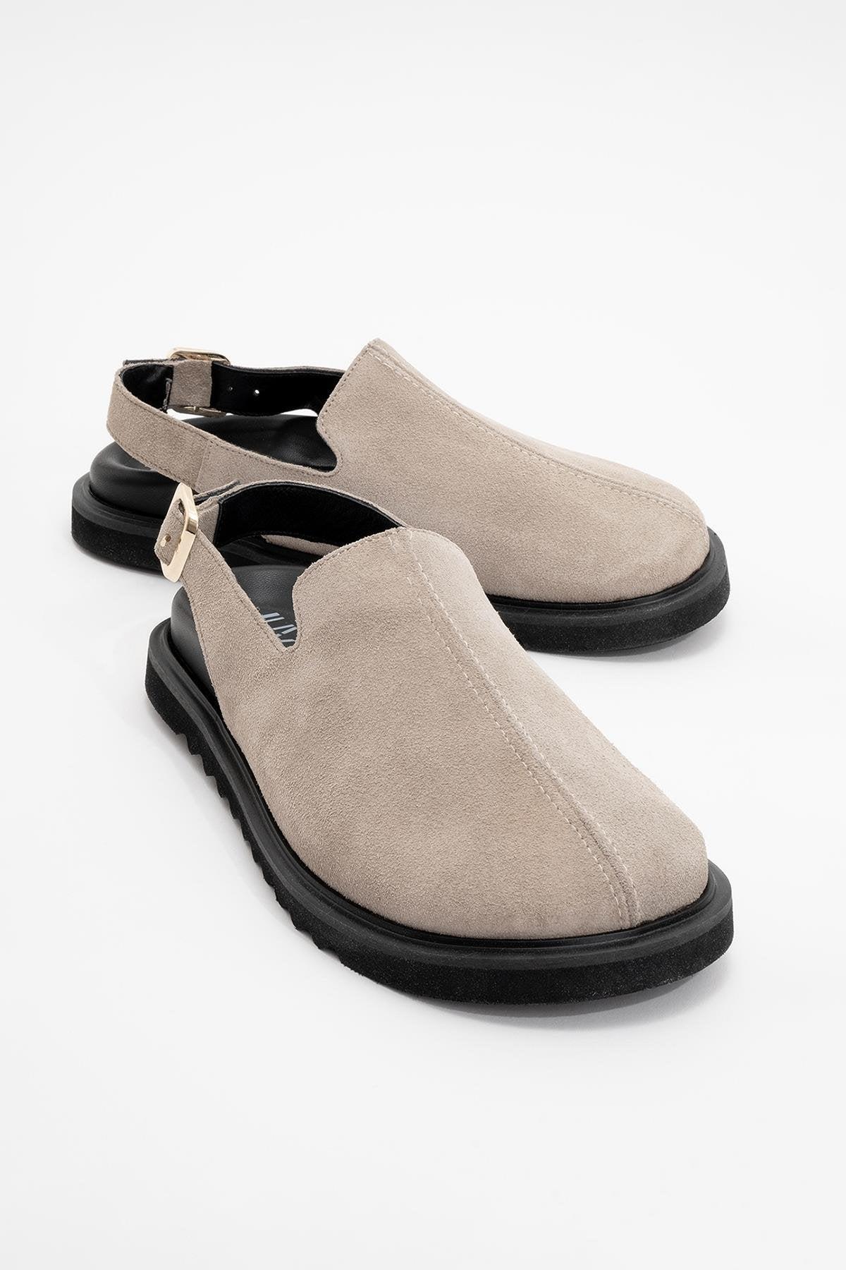 Laby Leder-Clogs
