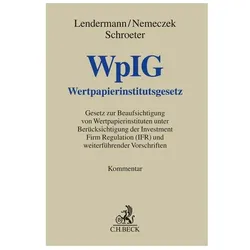 Wertpapierinstitutsgesetz, Fachbücher von Ulrich G. Schroeter