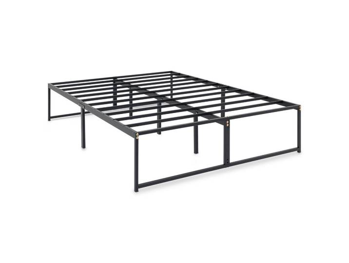 Idimex Futonbett Sove 140x190 cm schwarz, Schwarz, Metall, Mode, 140x190 cm, Schlafzimmer, Betten, Futonbetten