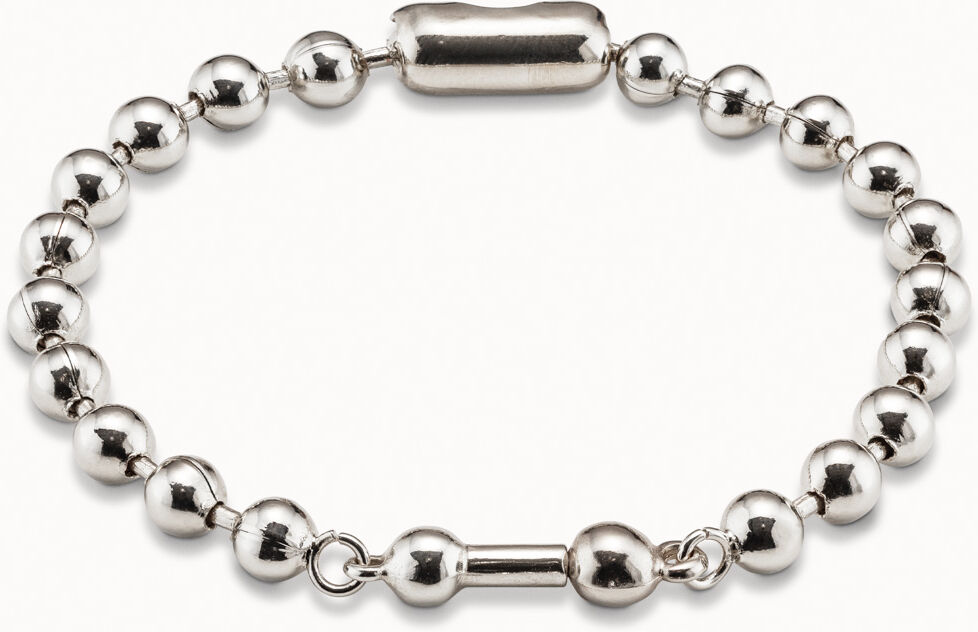 UNOde50 Pulsera de bolas  bañada en plata de ley Plateado M