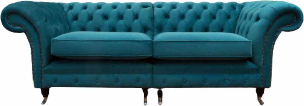 Design Sofa 3 Sitzer Couch Chsterfield Polster Sofas Wohnzimmer Design