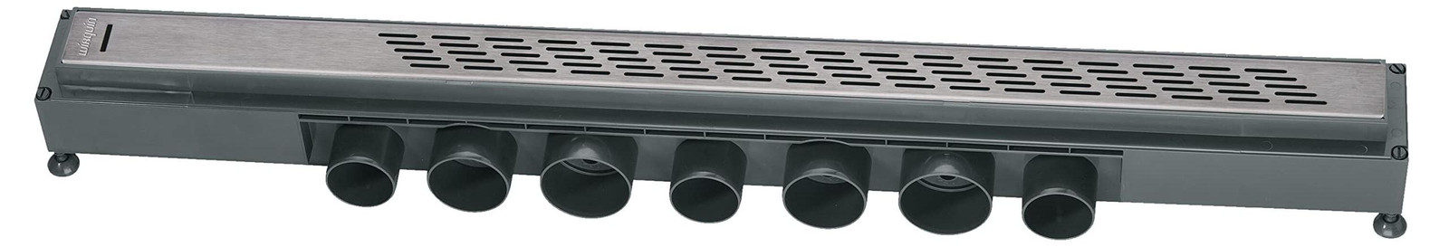 Dripio Douchegoot 700 mm, Verchroomd Roestvrijstaal, Breedte: 43 mm