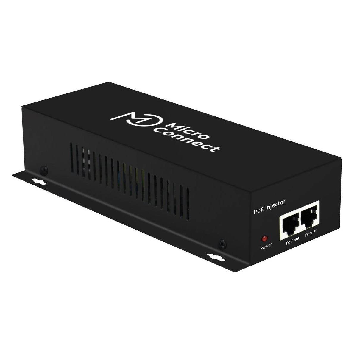 MicroConnect POEINJ-95W PoE-Adapter Schnelles Ethernet (802.3af (PoE), 95 W) (95W POE++)