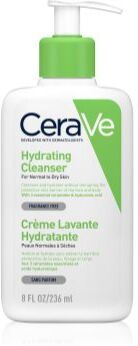 CeraVe Cleansers Hydrating Cleanser emulsão de limpeza com efeito hidratante 236 ml. Cleansers Hydrating Cleanser