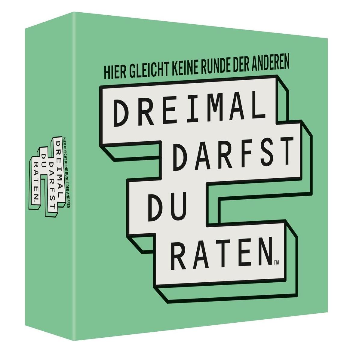 Kylskapspoesi Dreimal darfst du raten (Deutsch, 2 - 10 Spieler) (KYL43018)