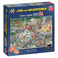 Jumbo Spiele Puzzle - Der Tiergarten (Jan van Haasteren) (500 XL Teile) 302922