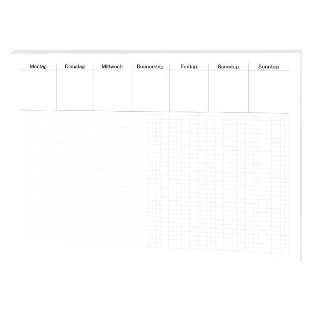 Rnk Schreibunterlage Office Masse: 48 x 33 cm (B x H) Werkstoff: Papier Farbe: schwarz/weiss (48 x 33 cm) (46632)