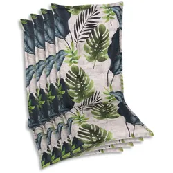 GO-DE Textil Sessel-Auflage 4er Set