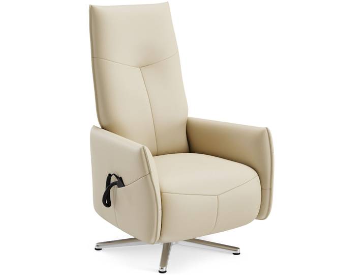Jura Relaxsessel 18 Torro - Porz. - Farbe: hellbeige - Material: Leder - Möbel Konfigurator: Traummöbel individuell zusammenstellen - 325