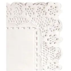 Rechteckige Papierservietten 21x27cm Pack 250un