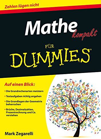 Mark Zegarelli - Mathe kompakt für Dummies - Preis vom 14.10.2026 23:07:16 h