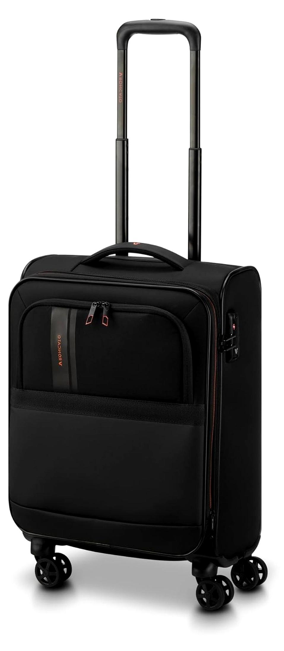 Metropolitan TRAVEL Kabinen-Trolley 55x40x20/23 cm erweiterbar - Schwarz