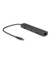 ROLINE USB4-C Dock HDMI+2.5GbE+ 2xA+1xC+1xC PD 40G 8K Digital/Daten Digital/Display/Video (12.02.1124)