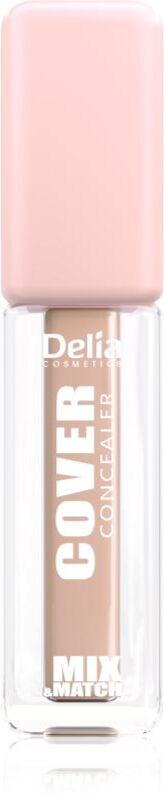 Delia Cosmetics Mix&Match Cover Concealer liquid coverage concealer shade 02 Light Beige 6 ml