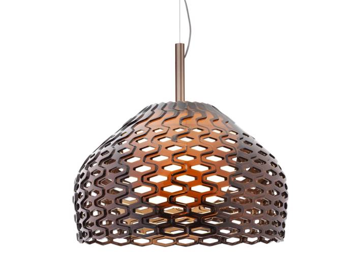 FLOS lampe à suspension TATOU S2 (Gris ocre - Polycarbonate)