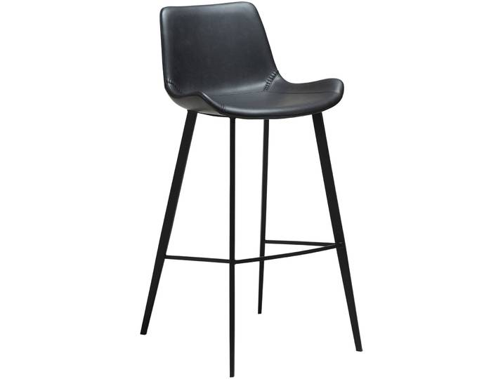 DAN-FORM Barhocker 2er Set - Farbe: black - Material: Kunstleder - 984