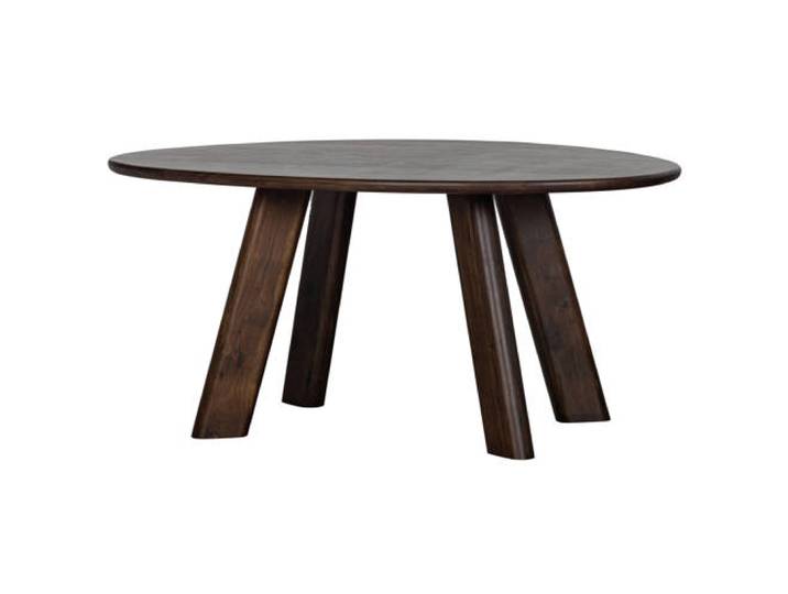 WOOOD WOOOD Roundly Eetkamertafel - Mangohout - Walnoot - 76x160x110