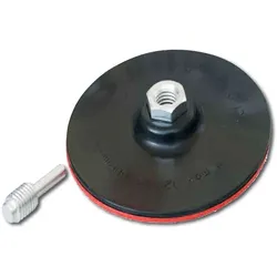 Vago-Tools 3x Stützteller 125mm Polierscheibe Schleifteller Klett mit Spanndorn