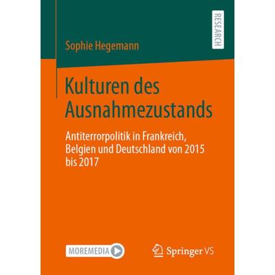 Kulturen des Ausnahmezustands, Taschenbuch von Sophie Hegemann, Springer Fachmedien Wiesbaden GmbH, 978-3-658-41436-8