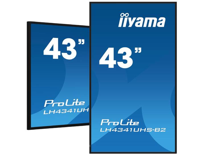 iiyama LH4341UHS-B2, 108 cm (42.5'), LCD, 3840 x 2160 pixels, 24/7