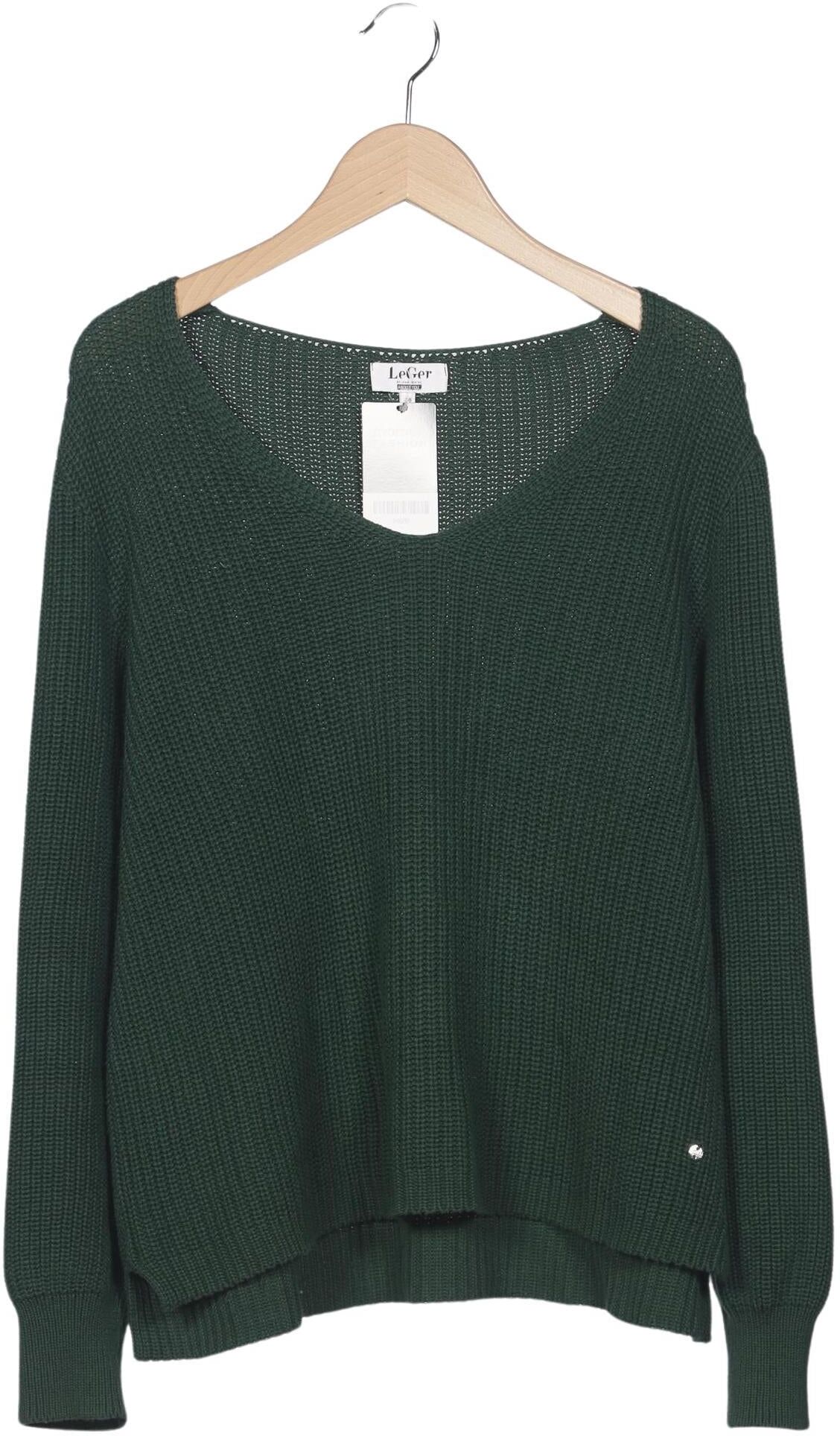 LeGer by Lena Gercke Damen Pullover, Grün, Gr. EU 36, Synthetik / Baumwolle - Second Hand