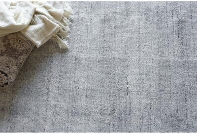 Exquisite Rugs Poliforma Handmade Handloomed Polyester Navy Area Rug